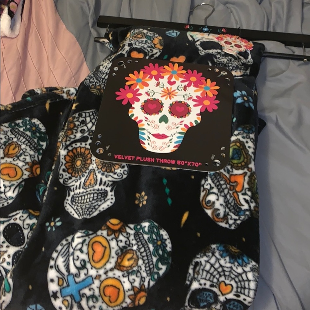 Día de los muertos blanket